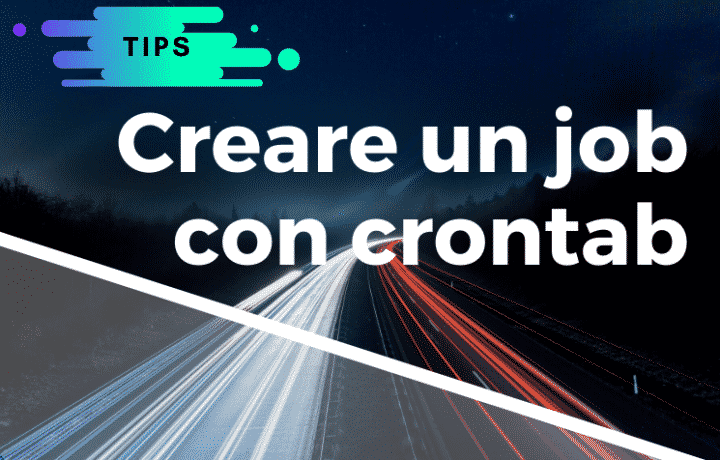 creare job con crontab